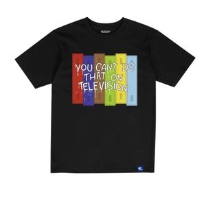 Retrokid x YTV You Can't Do That On Television Black Graphic Tee NEW XL OOP